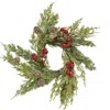 Homegifo Frosted Soft Pine & Berry Ring