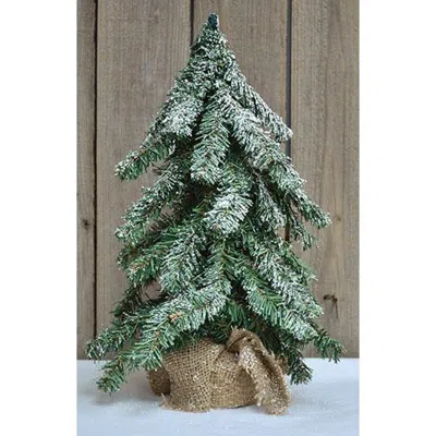 Homegifo Frosted Tree 18" In Green