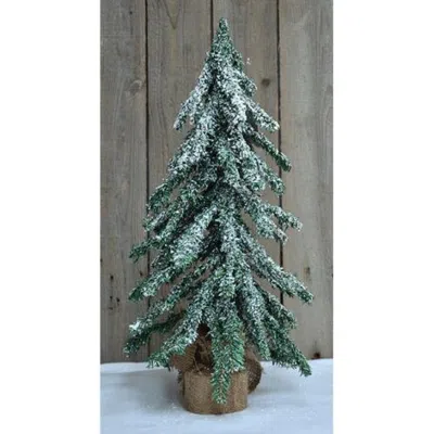 Homegifo Frosted Tree 24" In Green