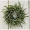 Homegifo Frosted White Spruce Wreath 18"