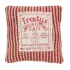 Homegifo Frosty Snowflake Cafe Mini Pillow