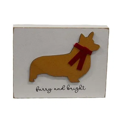 Homegifo *furry And Bright Dog Block In Neutral