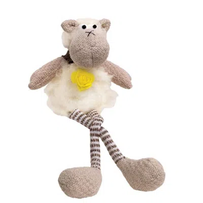 Homegifo Fuzzy Dangle Leg Sheep In Gray