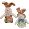 Homegifo Fuzzy Dressed Up Easter Bunny Ornament 2 Asstd.