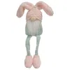 Homegifo Fuzzy Pink & Green Dangle Leg Gnome