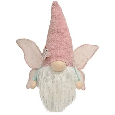Homegifo Fuzzy Pink Butterfly Gnome