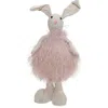 Homegifo Fuzzy Pink Standing Bunny