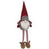 Homegifo Fuzzy Red Gnome With Reindeer Slippers