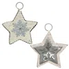Homegifo *galvanized Star Ornament 2 Asstd.