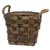 Homegifo Gathering Basket With Jute Handles