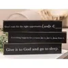 Homegifo Give It To God Wooden Block 3 Asstd.