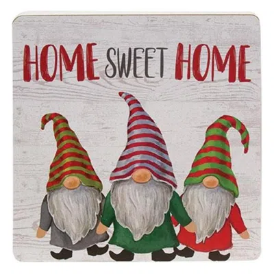 Homegifo Gnome For Christmas Wood Block 3 Asstd. In Multi