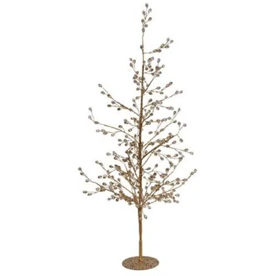 Homegifo Gold Crystal Tree 24" In Brown