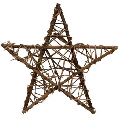 Homegifo Grapevine Star 12" In Brown