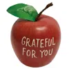 Homegifo Grateful For You Engraved Resin Apple
