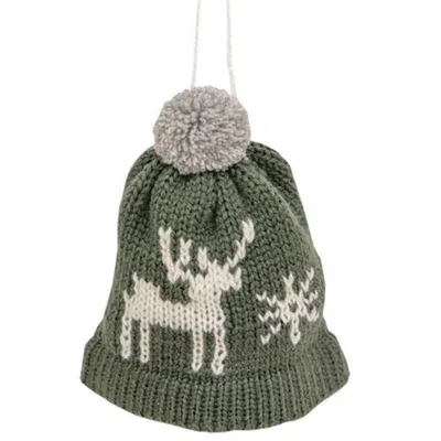 Homegifo *gray Beanie Ornament In Green