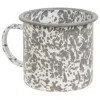 Homegifo Gray Splatter Enamelware Mug