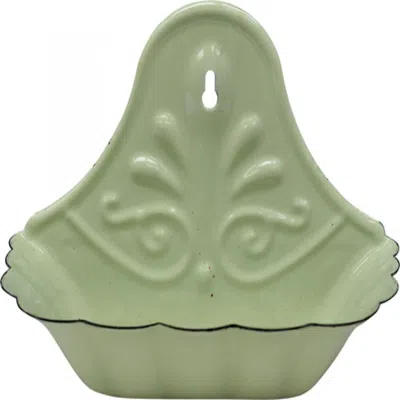 Homegifo Green Enamel Soap Dish