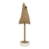 Homegifo *green Ticking Stripe Christmas Tree On Base 13"