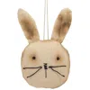 Homegifo Grungy Stuffed Primitive Bunny Head Ornament