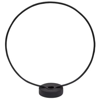 Homegifo Halo Taper Holder Large In Black
