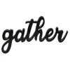 Homegifo *hanging Black Script Gather Sign