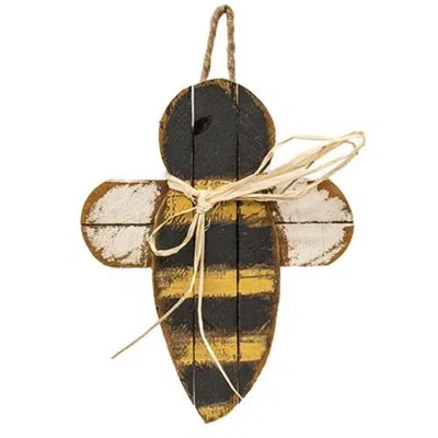 Homegifo Hanging Lath Bee In Brown