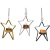 Homegifo Hanging Whimsical Tealight Star - 3 Asst