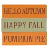 Homegifo Happy Fall Skinny Mini Block 3 Asstd.