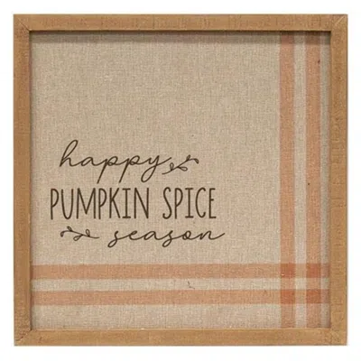 Homegifo *happy Pumpkin Spice Season Feed Sack Frame In Neutral