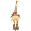Homegifo Harvest Burlap Plaid Dangle Leg Gnome