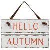 Homegifo *hello Autumn Sign W/ Suede Hanger