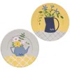 Homegifo *hello Teapot Plate 2 Asstd