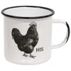 Homegifo His Chicken Enamel Mug