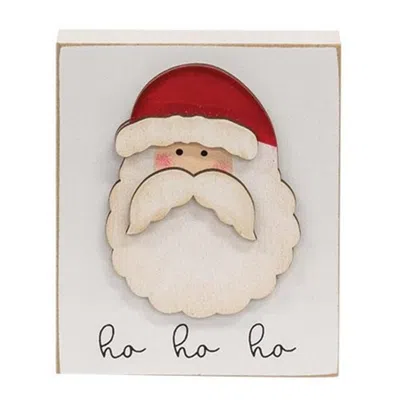 Homegifo Ho Ho Ho Dimensional Santa Block In Yellow