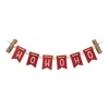 Homegifo Ho Ho Ho Mini Clip Banner
