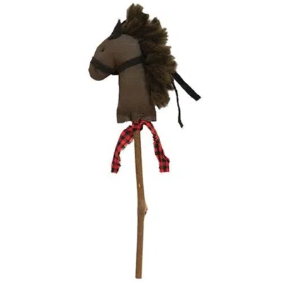 Homegifo Hobby Horse Pick W/scarf In Brown