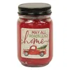 Homegifo Pumpkin Patch Maple Pumpkin Donut Pint Jar Candle