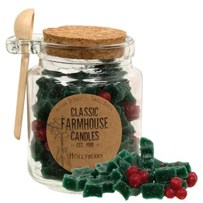Homegifo Hollyberry Wax Melt Jar W/spoon In Neutral