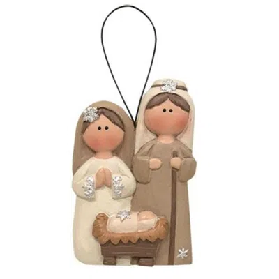 Homegifo Holy Family Ornament In Neutral