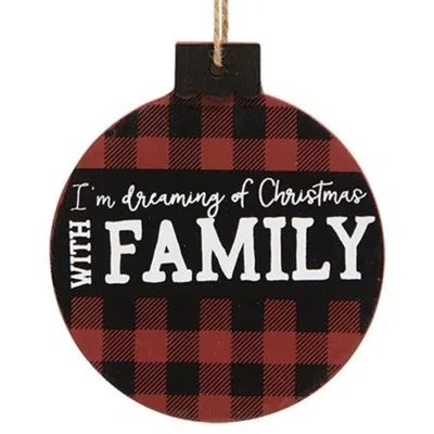 Homegifo *home For Christmas Ornament 3 Asstd. In Multi