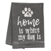 Homegifo *home Is Where My Dog Is Dish Towel