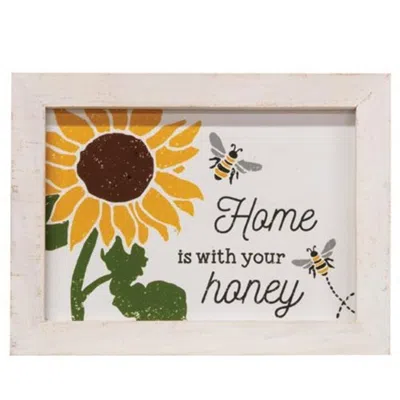Homegifo *home Is With Your Honey Frame In White
