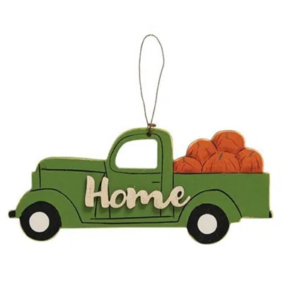 Homegifo *home Pumpkin Truck Ornament In Black