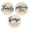 Homegifo Home Sayings Round Sign 11.75" 3 Asstd.