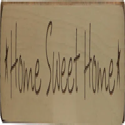 Homegifo *home Sweet Home Engraved Block 12"
