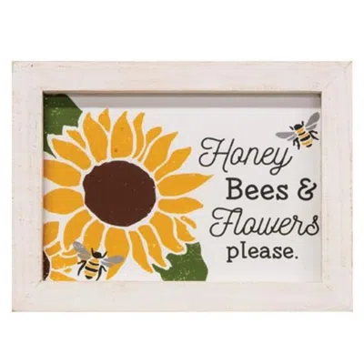 Homegifo *honey Bees & Flowers Please Frame In Multi