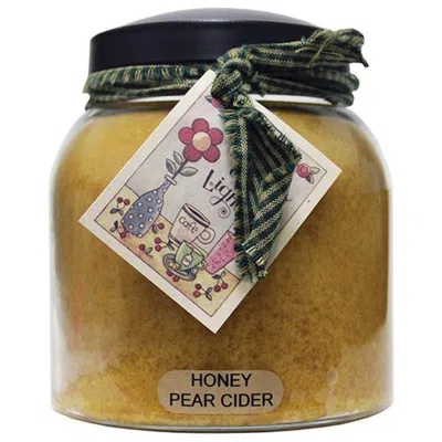 Homegifo Honey Pear Cider Papa Jar Candle 34oz.