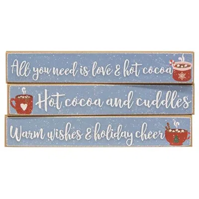 Homegifo Hot Cocoa Mini Stick 3 Asstd. In Blue