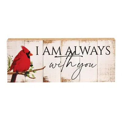 Homegifo I Am Always With You Cardinal Block In Neutral